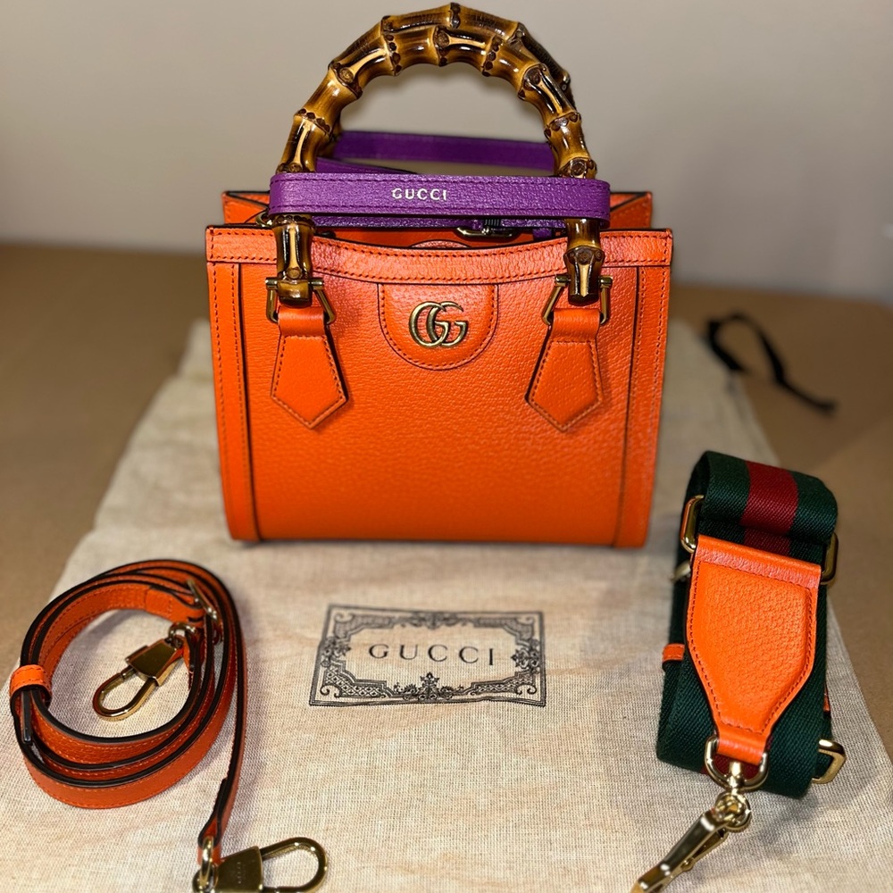 Authentic Gucci Diana Mini Tote Bag